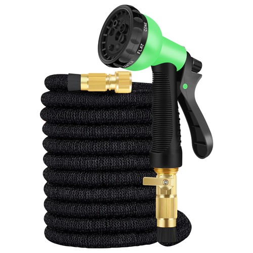 25-100FT Heavy Duty Expandable Flexible Garden Hose Water Pipe Gun Spray Nozzle - Picture 17 of 27
