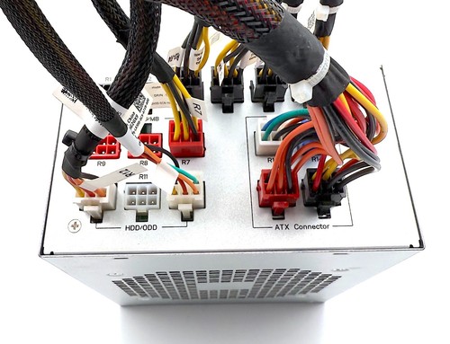 Dell Alienware Aurora R10 R11 R12 1000W Power Supply w/ Cable D1000EGM-00 0PDJK - Picture 2 of 2