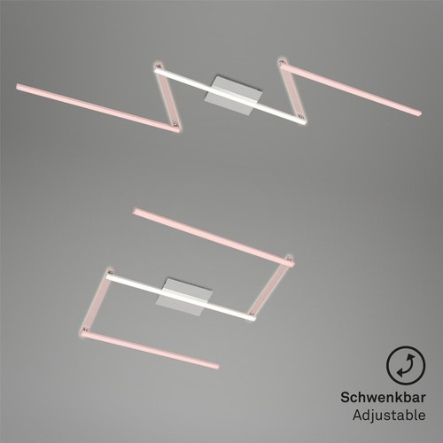 BRILONER Deckenleuchte LED Deckenlampe Aluminium knickbar direkte und indirekte - Bild 3 von 4