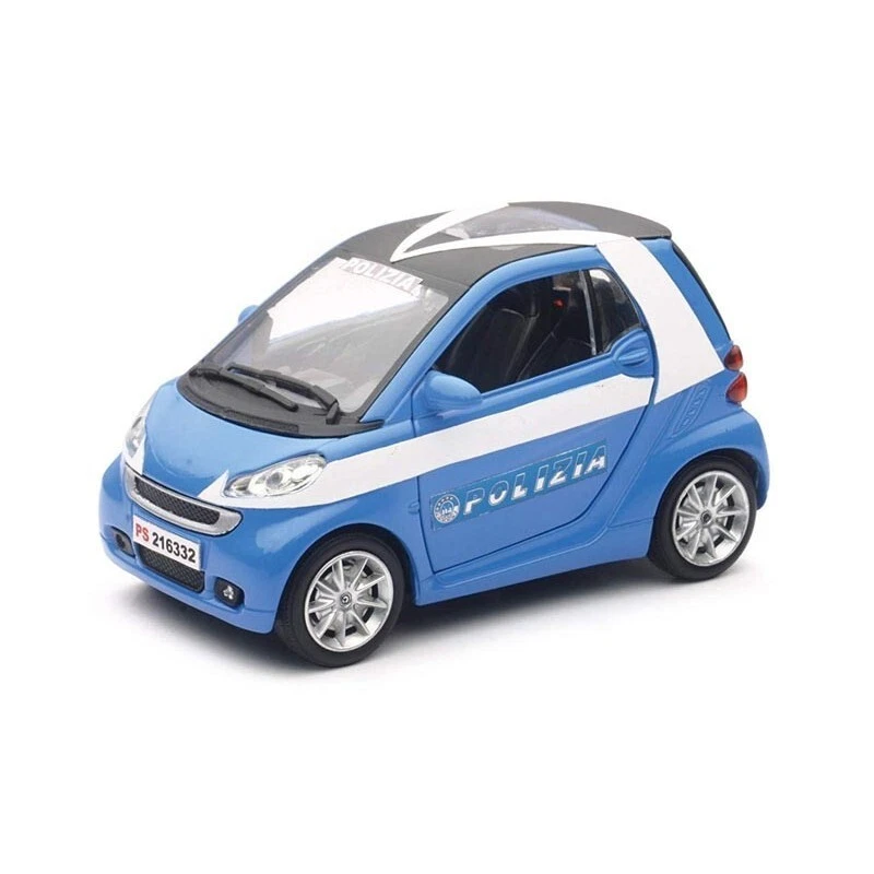 Newray Modellino Polizia SMART FORTWO 1:24 71413 - Immagine 2 di 2