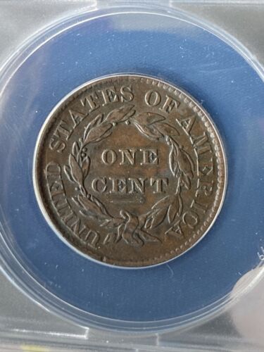 1830 Coronet Head Large Cent VF20 ANACS M285 - Picture 4 of 4