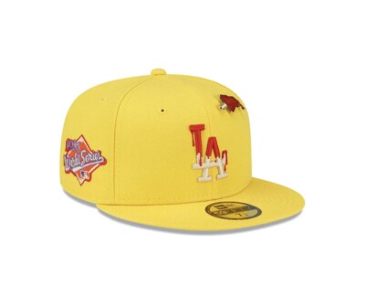 LA 59FIFTY キャップ イエロー 7 3/8 NEW ERA Los Angeles Dodgers ICY POP 59FIFTY Limited Edition 7 3/8