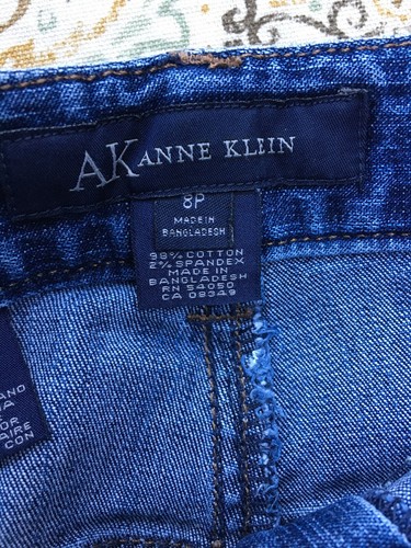 Anne Klein Jeans Damen Designer blau Größe 8P Bootcut Damenhose lässig süß - Bild 6 von 10