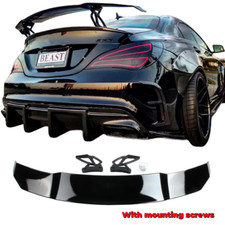 Gloss Black Trunk Racing Big Spoiler Wing Fit For Mercedes Cla 250 45 2014-2019 Gloss Black Trunk Racing Big Spoiler Wing Fit For Mercedes Cla 250 45 2014-2019