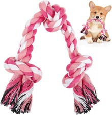 Dog Tug of War Toys for Aggressive Chewers Indestructible Cotton Rope