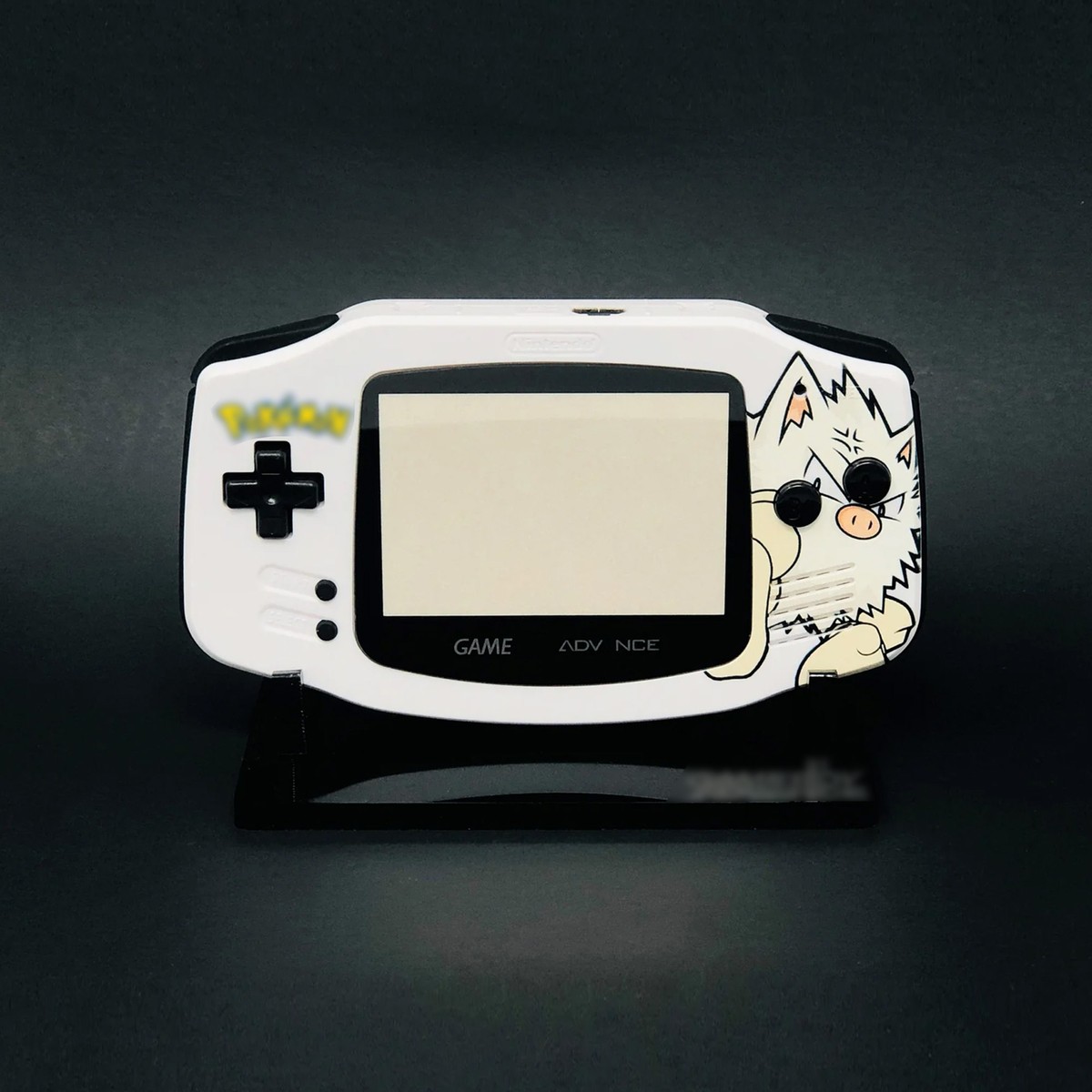 FunnyPlaying Game Boy Advance IPS Ready UV Printed Shell Mankey