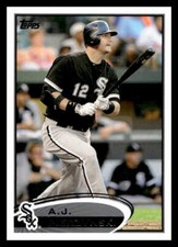 2012 Topps  A.J. Pierzynski #116 Chicago White Sox