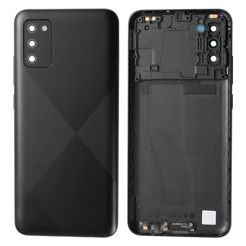 Custodia posteriore posteriore cover porta batteria con adesivo per Samsung Galaxy A02s A025F/M - Foto 11 di 16