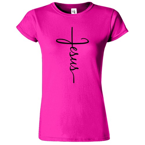 T-shirt Gesù Croce Donna Fede Cristiano Religiosa Bibbia Cristo Chiesa Maglietta Nuova - Foto 25 di 36