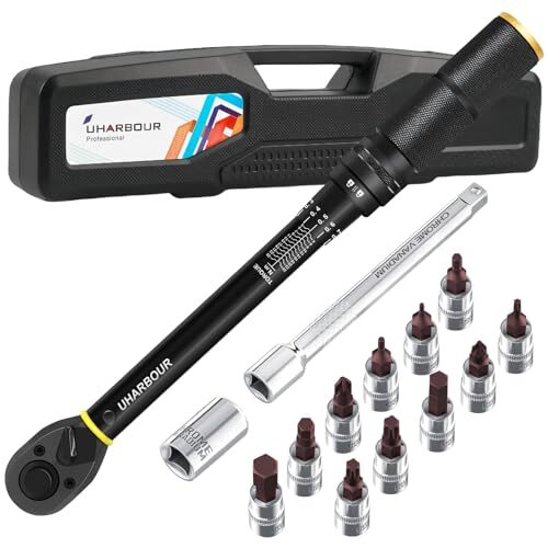 Uharbour Chiave dinamometrica bicicletta 3-25 Nm, chiave dinamometrica (Z5k)