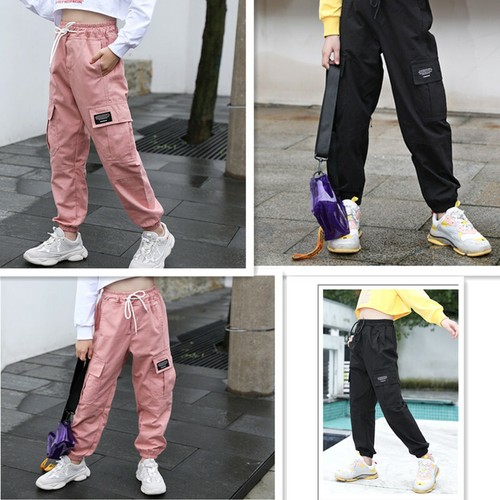 Kids Girls Cargo Pants Sport Multi 