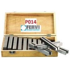 SERIE PARALLELE IN ACCIAIO TEMPRATE RETTIFICATE IN COPPIA FERVI MORSA FRESA CNC