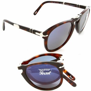 Persol Steve Mcqueen Po 714SM 24/56 54mm Gafas de sol de la Habana/Lente  Cristal Azul | eBay