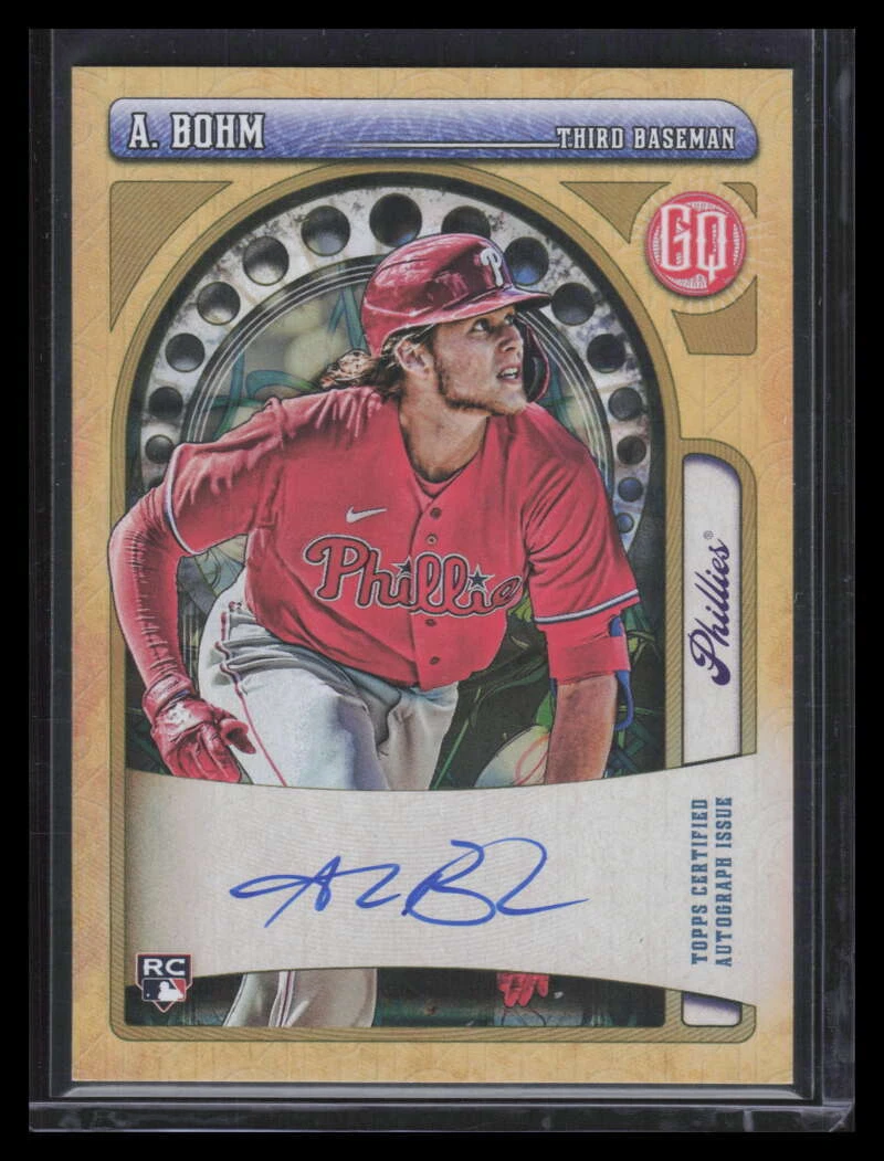 2021 Topps Gypsy Queen Autographs GQAAB Alec Bohm Rookie Auto