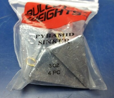 For Surf Sinks Pyramid Sinkers Sz Oz Qty Fishing Tackle