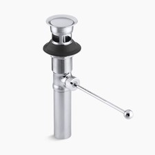 Kohler K-7114-A-CP Premier Pop-Up Drain, Exposed, With overflow MSRP 190.90