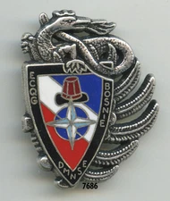 Insigne parachutiste , 14  RCPS. /  ECQG. - DMNSE.  , ( BOSNIE 1996 )