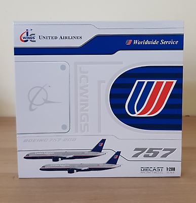 JC Wings 1/200 XX20218 Boeing 757-200 United Airlines JC Wings 1/200 XX20218 Boeing 757-200 United Airlines