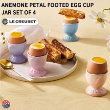 Set di 4 barattoli portauovo con petali Le Creuset Anemone - pastello in...