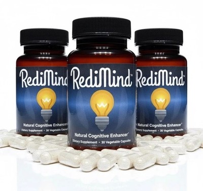 (1-3 Pack) RediMind Natural Cognitive Enhancer 90 Caps-Focus-Memory-Brain Health