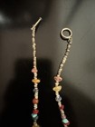Red Coral, Turquoise, Tigers Eye, Green Agate Stone Necklace — photo 6