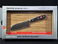 Wusthof Classic Cook's Knife with Bamboo Cutting Board 4182/14cm