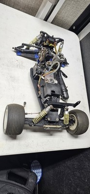 Traxxas Nitro Rustler 2.5 Project Rc Car Good Compression, Carbon Fiber A-Arms