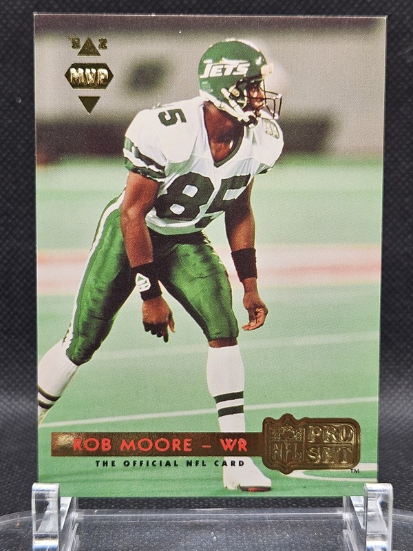 Pro Set 1992 Rob Moore Gold MVP's #MVP11 New York Jets Football Card