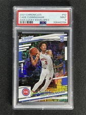 2021-22 Panini Chronicles Prestige Cade Cunningham #52 Mojo RC /8 PSA 9 MINT