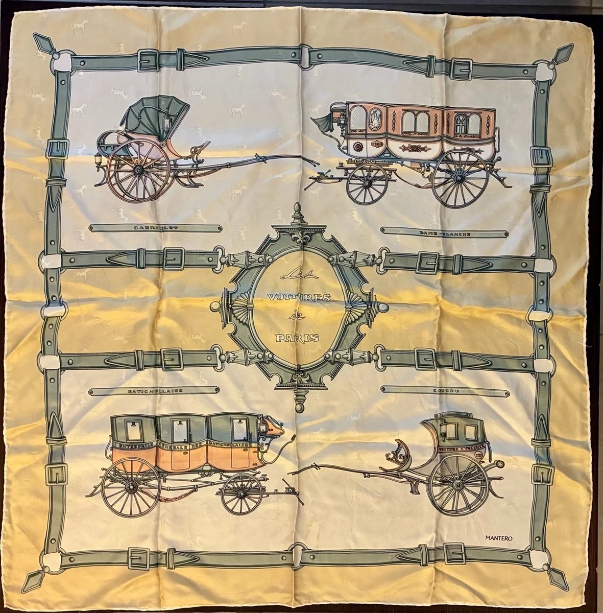 Foulard En Soie Mantero L’orologio Della Torre - Occasion élégante Multicouleur