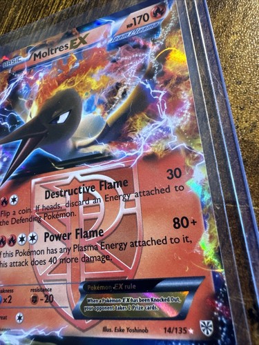 Pokemon Moltres-Ex Plasmasturm Holo Rare 14/135 - Bild 2 von 7
