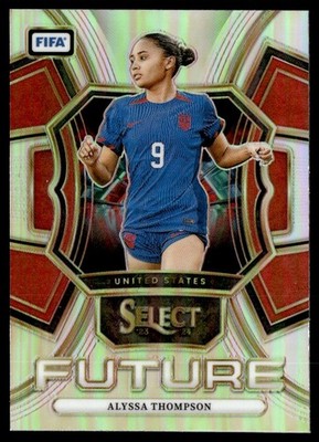 2023 Panini Select FIFA Future Silver Alyssa Thompson #24 K