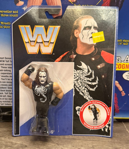 WWE Sting Retro Hasbro Mattel Pro-Wrestling Action...