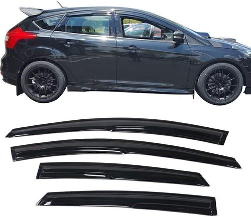 2013-2018 For Ford Fusion Window Visor Rain Vent Guards Sun Rain Shade Deflector - Picture 2 of 17