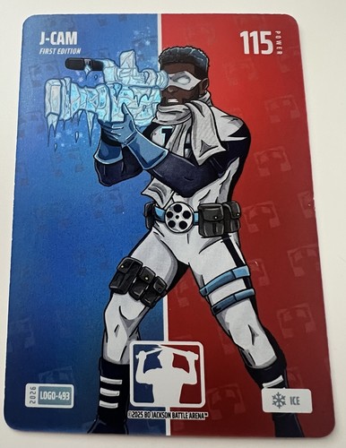 2026 BO JACKSON BATTLE ARENA J-CAM JUNIOR CAMINERO ICE LOGO FOIL LOGO-493