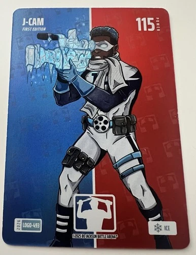 2026 BO JACKSON BATTLE ARENA J-CAM JUNIOR CAMINERO ICE LOGO FOIL LOGO-493