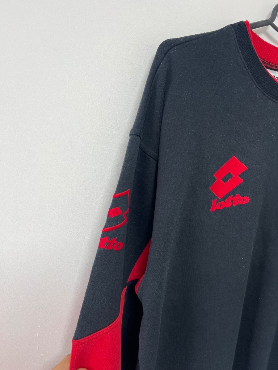 lotto ACミラン　ハーフジップ　トレーニングウェア　ジャージ　90s 90s Lotto ACミラン 94/96 トラックジャケット/ジャージ L