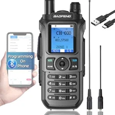 Baofeng GM21 Long Range GMRS Radio Walkie Talkie AM FM + Bluetooth Programming