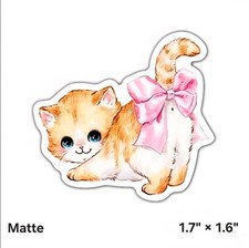 1 pc kitten Planar Resin Acrylic Flatback 1184300 Kitty Cat