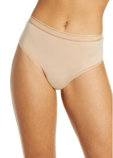 Calvin Klein Women Second Skin High Waist Thong Bare Size S