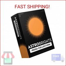 Astrobrights Mega Collection, Colored Paper, Bright Orange, 625 Sheets, 24 lb/89