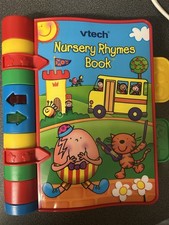 VTech Baby Nursery Rhymes Book Interactive Light Up Musical Book Working VGC