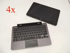 Lot of 4 Dell Venue 11 Pro T07G 7139 i5 4300Y 4GB NO SSD/Batt Tablet w/Keyboard