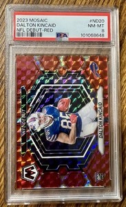 2023 Panini Mosaic - Nfl Debut Red Dalton Kincaid #ND-20  (RC)