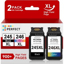 PG-245XL Ink Cartridge CL-246XL for Canon PIXMA MG2520 MG2522 MX490 MX492 TR4520