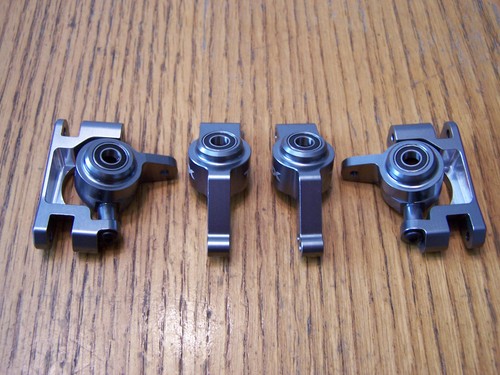 Fit Traxxas Raptor R Ultimate 4x4 Aluminum Steering Caster Blocks Axle Carrier G - Picture 2 of 5
