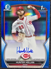 2023 Bowman Draft Chrome 1st Blue Refractor AUTO /150 Hunter Hollan #CDA-HH