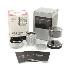 LEICA 50MM F1.2 NOCTILUX-M ASPH SILVER + WRONG BOX MATCHING NUMBER 11702 #3812
