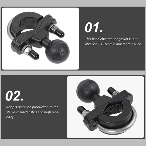 Support moto base vélo téléphone support U-bolt support vélo mobile - Photo 6 sur 12