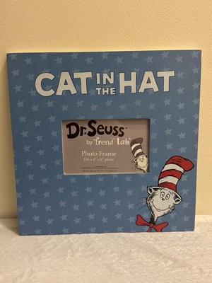 Trend Lab, LLC.~Dr. Seuss ''Cat In The Hat'' Wall Frame Fits a 4'' x 6'' Photo NEW!!